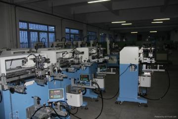 cylinder screen printer for beverage bottles