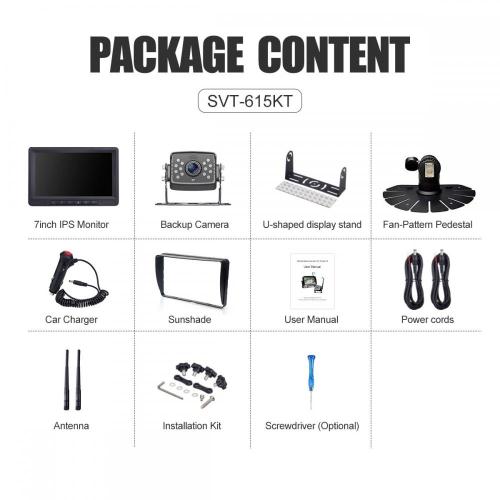 waterproof car rearview car system backup camera