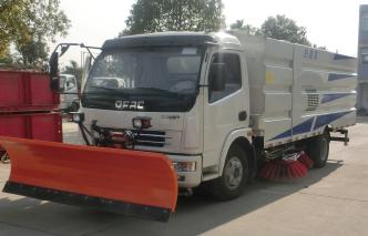 sweeping truck