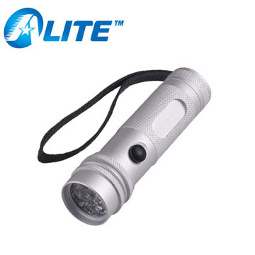 High Quality Durable Flashlight Torch Branded 12 LED Torchlight for Promotion
