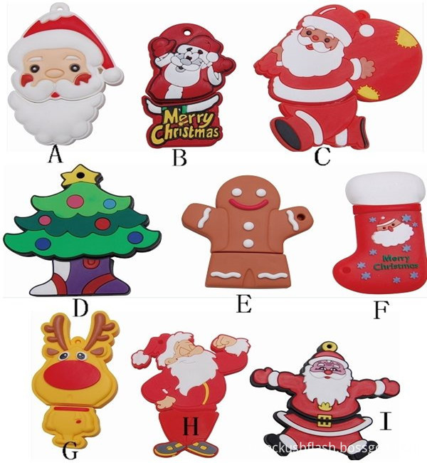 Christmas Stock Promotion Gift Usb Flash Drive
