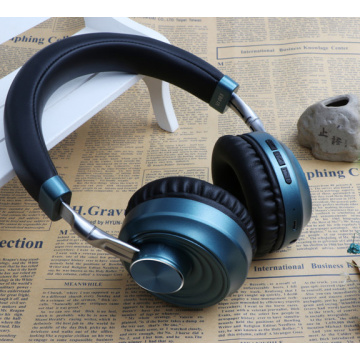 Over ear stereo sound music wireless bluetooth headphone