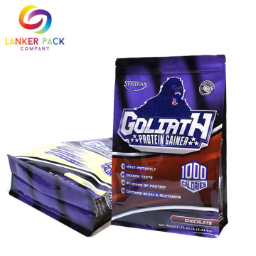 Özel Kilitli Alüminyum Folyo Protein Tozu Ambalajı