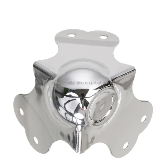 Chrome Plated 90 Degree Corner Protectors for Flight and Road Cases