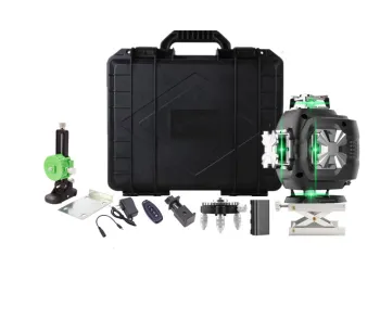 4D Green Beam Laser Level with 16 Self-leveling Points 360° Rotary