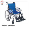 Niebieska aluminiowa ramawózek inwalidzki dla starszych