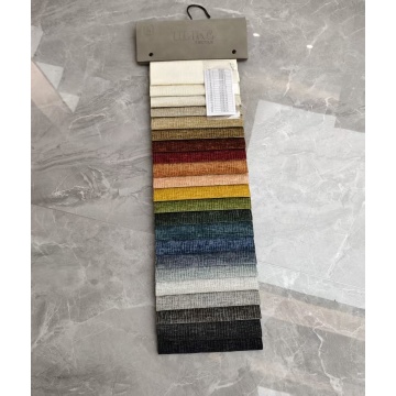 Rica tela de tapicería decorativa de chenilla