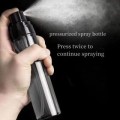 Squeeze the pressurized spray bottle for fine mist