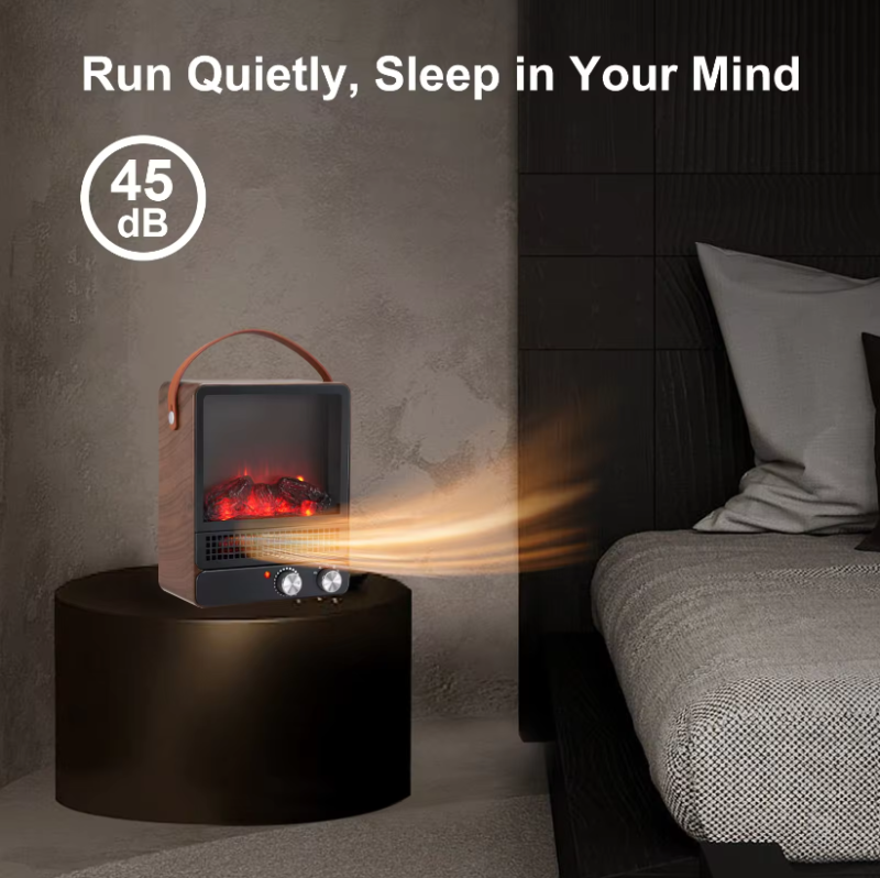 Wholesale Fast Heating Home Decoration Small Indoor Portable Mini Space Heater Electric Stove Fire Place Fireplace