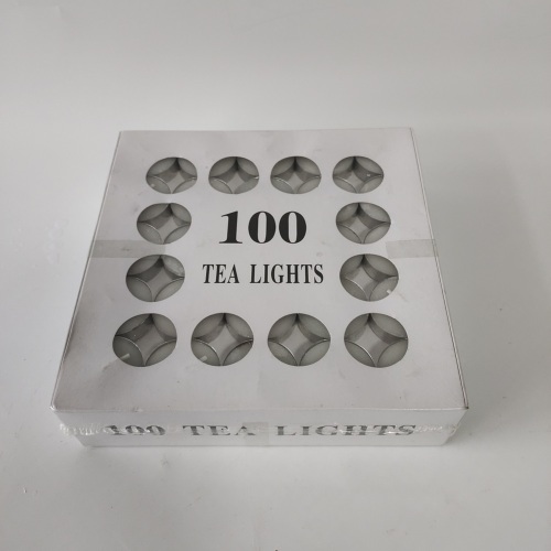 100pcs poly bag quality white candles tealight