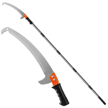 Lawn Mower Rotating Trimmer Head with Grass Brush, Pole Saw, and Branch Cutter