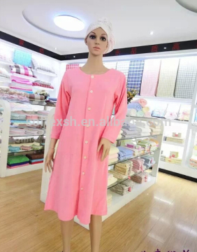 100% cotton bathrobe for woman and man