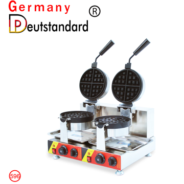 Double Rotate Waffeleisen Maschine Fabrikpreis zum Verkauf