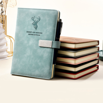 Customized Premium A5 PU Leather Journal Writing Notebook