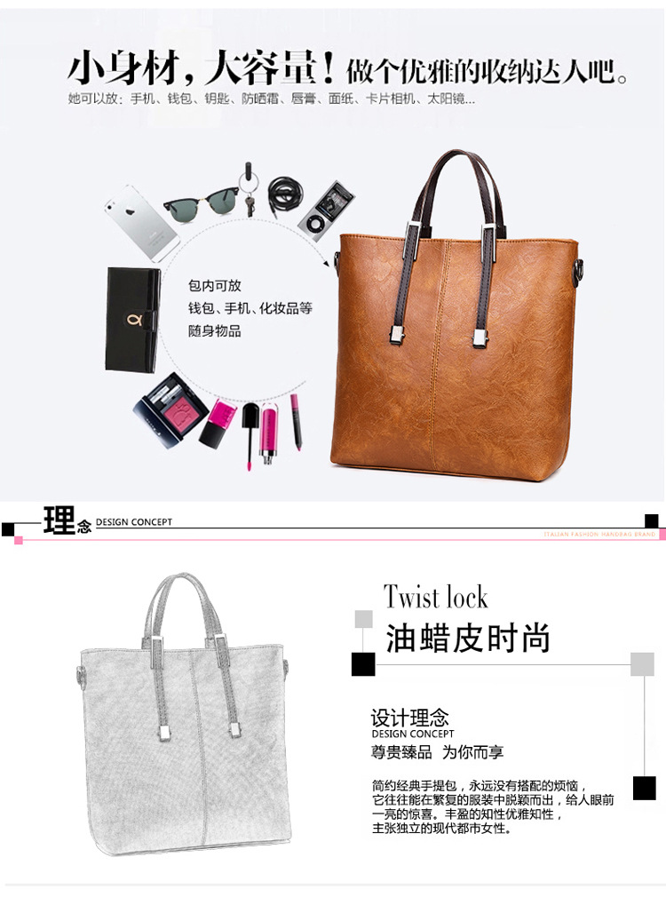 Cute Lovely Ladies Leather Fashion Heart Woman Handbags