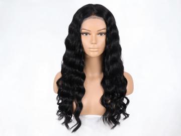 Natural Black Loose Deep Wave Wig Human Hair