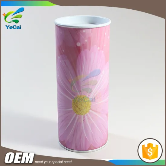 Multifunctional new design custom tea tin box, round tea packaging box with great price