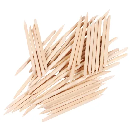 Cuticle Pusher Remover Manicure Pedicure Tools Wood Sticks