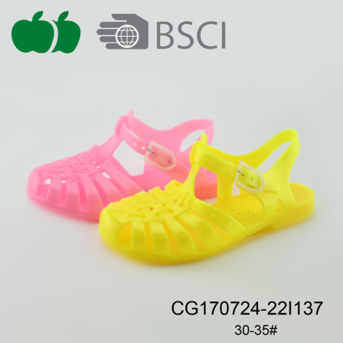 Cute Children Fashion Jelly Pvc Sandal