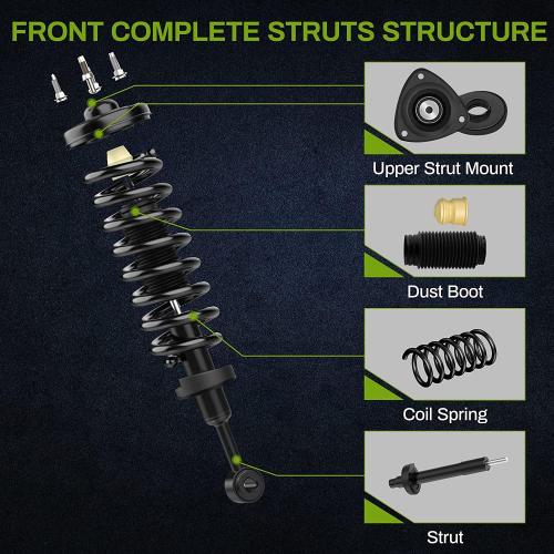 Struts Compatible with 2004-2008 Ford F150, 2006-2008 Lincoln Mark