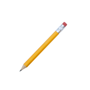 Wholesale Custom Wooden Mini Pencils with Eraser in Bulk