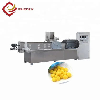 Automatic Corn Sticks Cheese Puffs Snacks Extruder Machine