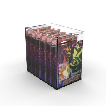 Wholesale Customized Design Pokemon Cards Booster Box Acrylic Display Case