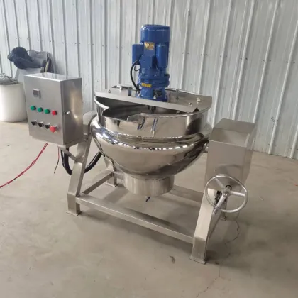 Steam Jacketed Kettle 300 L Tilt With Mixer