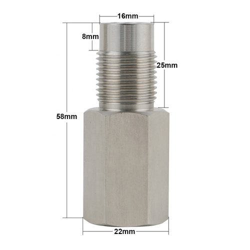 Distanziatore sensore ossigeno mini catalizzatore