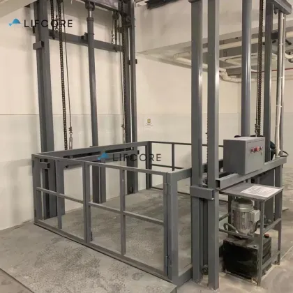 Portable Warehouse Scissor Lift: Vertical Cargo Lift & Mobile Elevating Work Platform