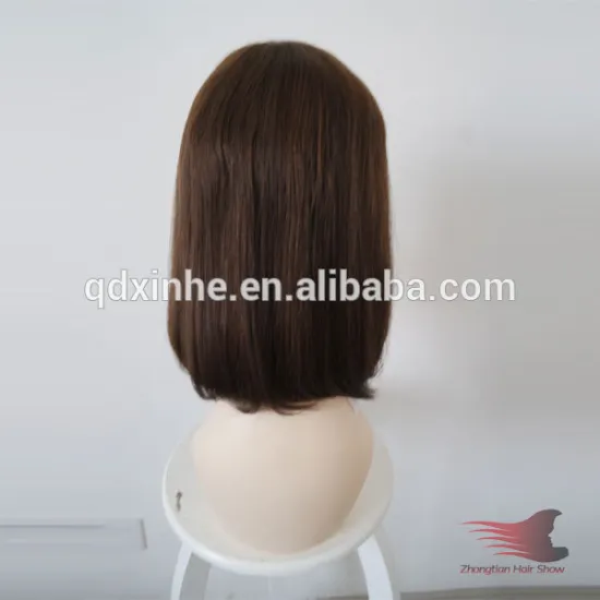 14inch #8/6 European Hair Highlight Color BOB Kosher Wig in Stock