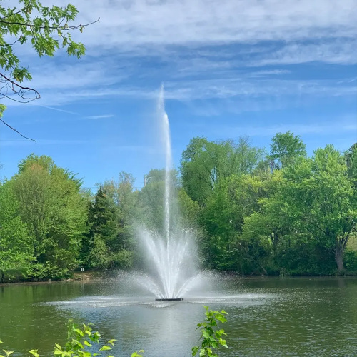 Fonte flutuante para lago ao ar livre