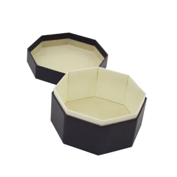 Octagon Jewelry Paper Packaging Gift Box