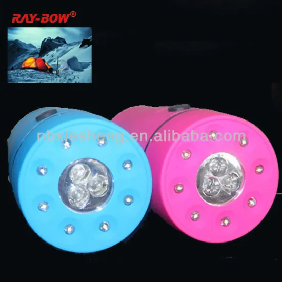 Camping lantern wind up flashlight