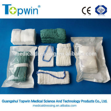 surgical sterile or non-sterile unwashed lap sponges