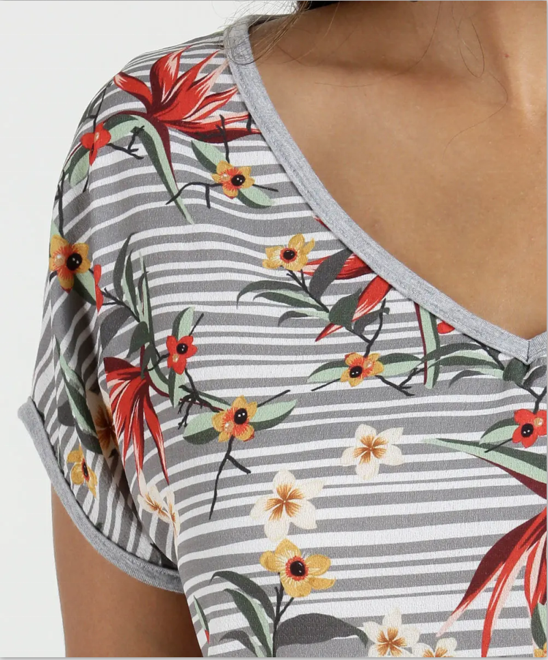 Sleeveless front 100% polyester printed back solid tops