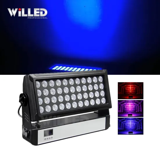 IP65 Waterproof P5 LED Wash Light 44x10W 4in1 RGBW Outdoor Wall Washer Light