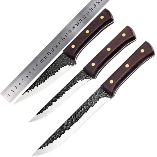 High Quality Handmade Kitchen Boning Knife and Cleaver with Holster