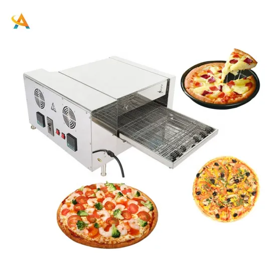 Commercial Stainless Steel Single Deck Crawler Gas Pizza Oven