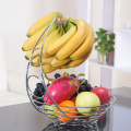 Fruit basket with banana hook