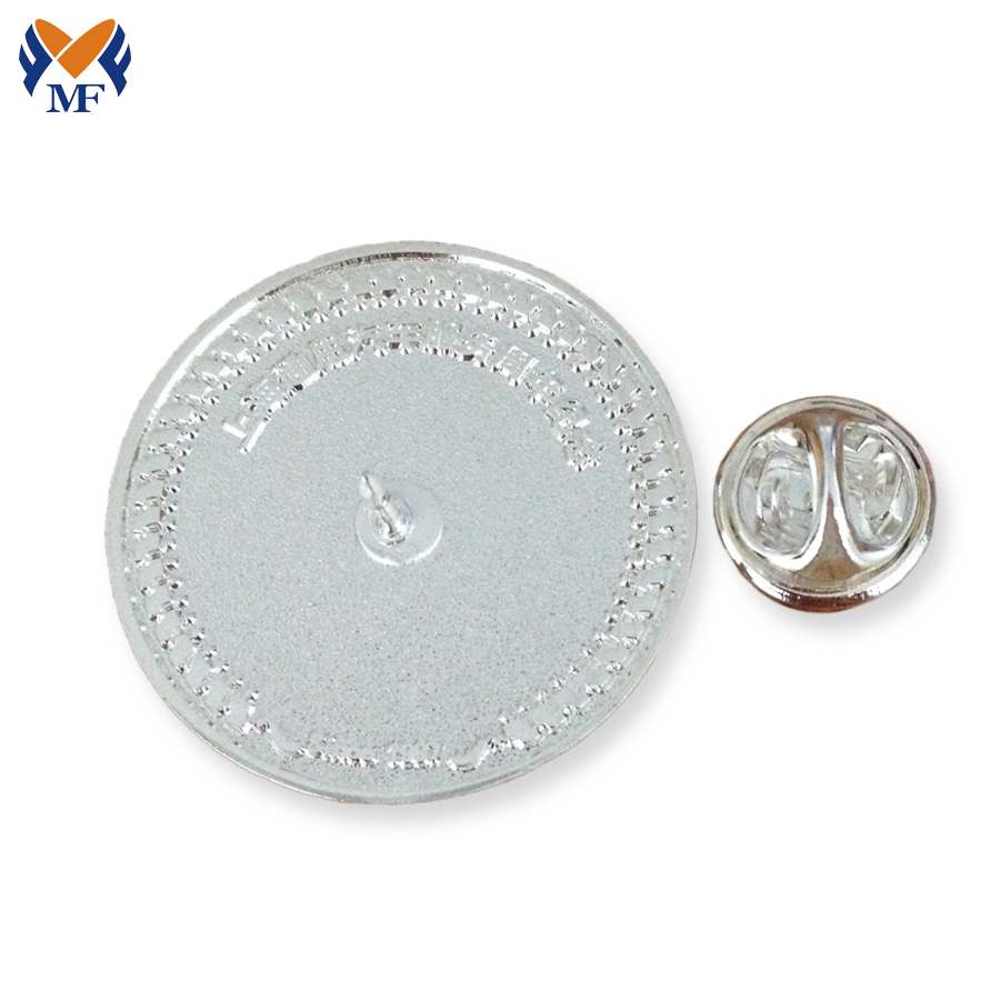 Blank Metal Button Pin Badge With Safety Pin
