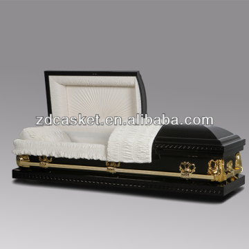 Black funeral caskets and coffins(ZD-4003)