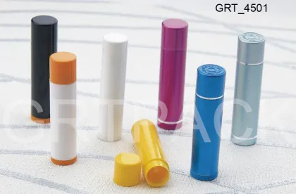 Silkscreen Lip Balm Containers , Container For Color Cosmetics
