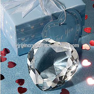 A A A K9 Crystal Heart Diamond With Gift Box For Wedding Take Away Gift