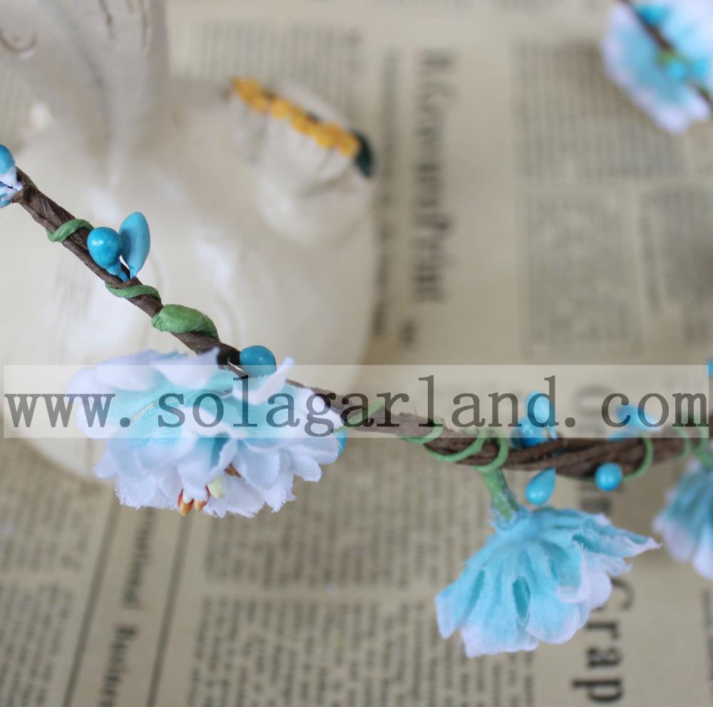 Fashion artificial flower wedding hair wreath