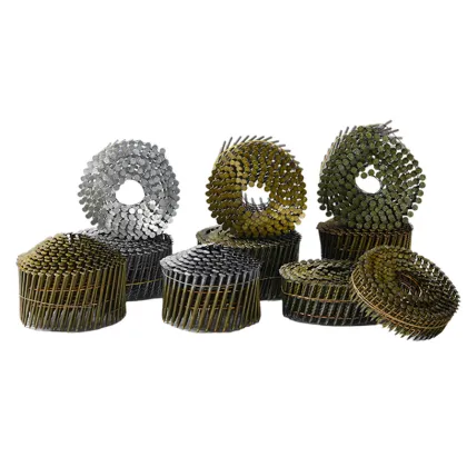Bulk Deals on 2.8mm 15 Degrees Bostitch Wire Coil Nails: pallet-sized orders available