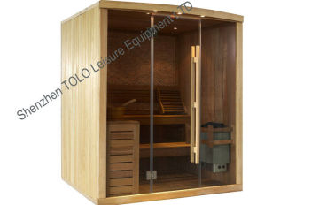 Cedar Or Hemlock Dry Heat Sauna For 1 Person / 2 Person