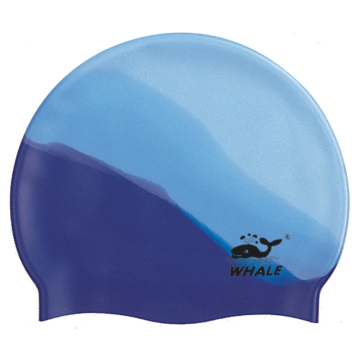 Custom Logo Silkscreen Silicone Swim Caps for Outdoor Sports