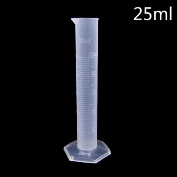 25ml Plastic Measuring Cylinder Laboratory Test Graduated Tube tool Affordable Chemistry Set