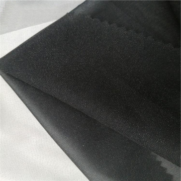 Eco-Friendly Polyester Lightweight Fusible Woven Interlining for Garment Chiffon